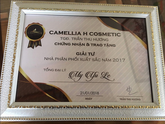 mỹ phẩm camelliaH, Lê Thị Huỳnh My, kinh doanh mỹ phẩm, Mỹ phẩm thiên nhiên