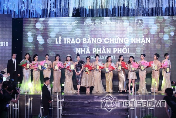 Hanayuki Gala Night 2018, Mỹ phẩm Hanayuki, doanh nhân Di Băng