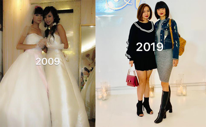 sao Việt, thử thách 10 năm, 10 years challenge