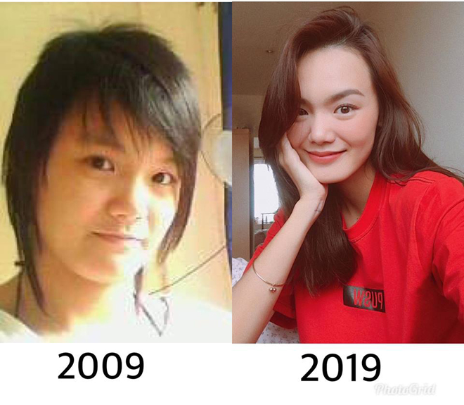 sao Việt, thử thách 10 năm, 10 years challenge