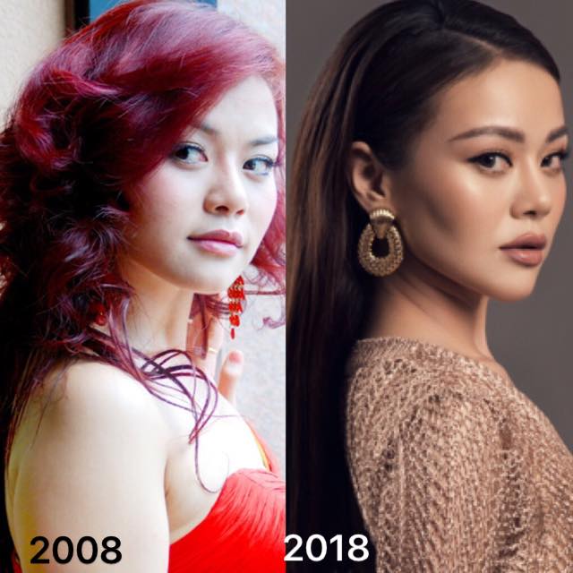 sao Việt, thử thách 10 năm, 10 years challenge