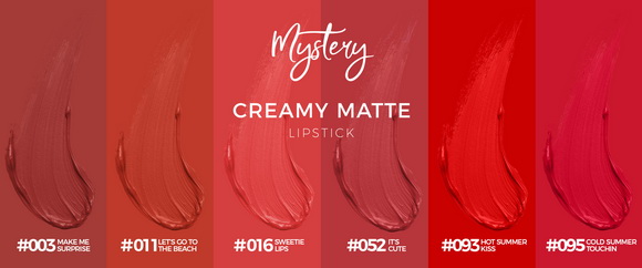 Mystery, Son kem lỳ, Creamy Matte Lipstick