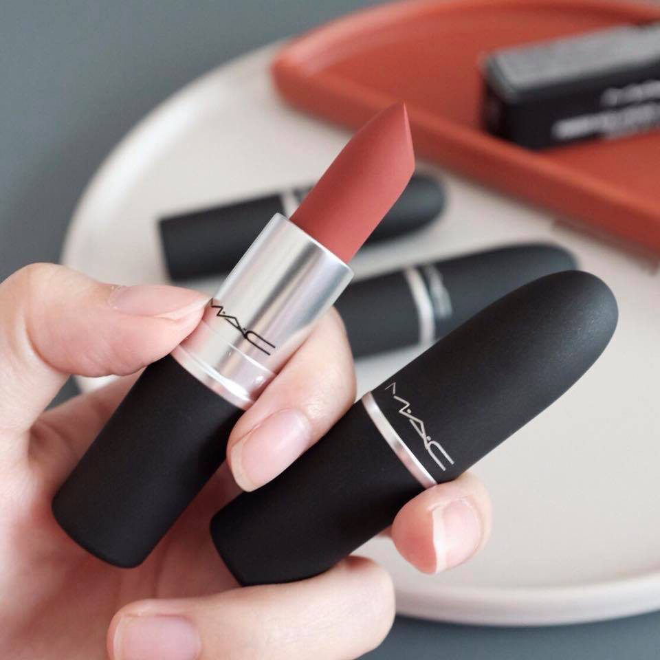 Son MAC Powder Kiss, Son chính hãng, Son xách tay, 