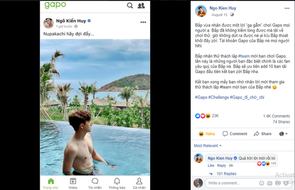 Gapo, mạng xã hội dành cho giới trẻ việt, Giới trẻ 2019