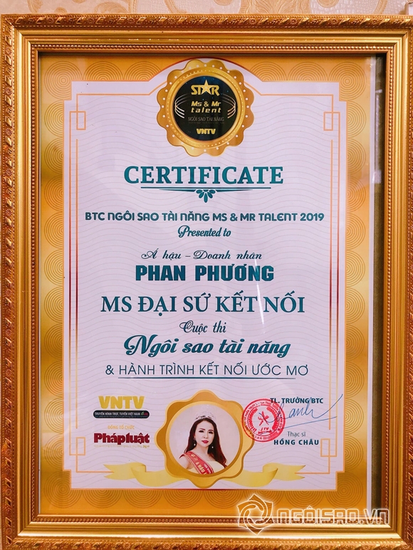 Á Hậu Phan Phương, Ngôi sao tài năng,Á hậu doanh nhân Phương Bắc