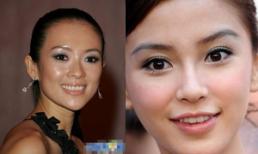 Soi cận mặt mỹ nhân Hoa ngữ  