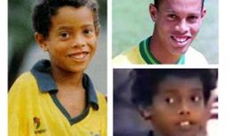 Hình ảnh ngày bé dễ thương của các sao sân cỏ