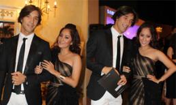 Khánh Thy thân mật cùng trai Tây