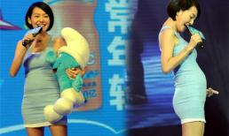 Từ Hy Đệ khoe bụng bầu 4 tháng