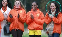 Thúy Vy chơi thể thao trong thời tiết xấu