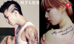 'Sao' Hàn nghiện xăm mình 