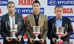 Ronaldo rạng rỡ trong ngày nhận danh hiệu Pichichi