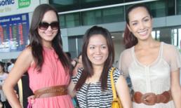 Victoria Thúy Vy rạng rỡ ngày về 