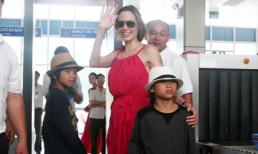 Angelina Jolie và các con rời Việt Nam đi Hàn Quốc