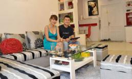 Nhà nhạc sỹ Minh Nhiên sành điệu màu đỏ - trắng