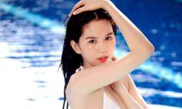 "Bỏng mắt" với Ngọc trinh trong trang phục bikini!