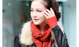 Cách phối đồ đẹp với áo khoác lông 