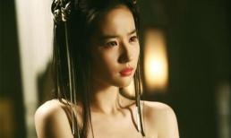 Lưu Diệc Phi không ngại ngần khoe vai trần