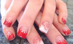 Móng kẹo ngọt cho mùa Noel