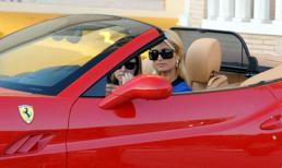 Cận cảnh "xế khủng" Ferrari mui trần mới của Paris Hilton