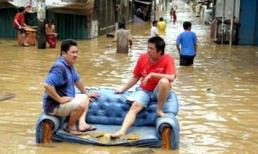 Những bức ảnh cực hài về ngập lụt!