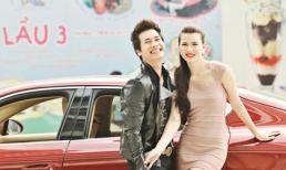 Chu Bin "hò hẹn" với người mẫu Huyền Thư bên siêu xe 