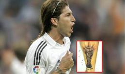 Ramos chơi trội với hình xăm Cúp Vàng 