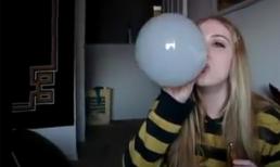 Thổi bóng bằng... khói