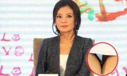 Triệu Vy lộ nội y trong ngày ra mắt phim