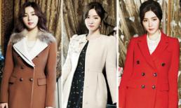Sang trọng với áo khoác đông như sao Hàn