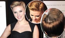 Scarlett Johansson lạ mắt với kiểu tóc búi 'ốc vặn'