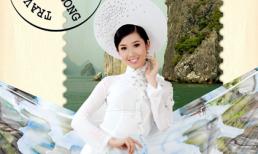 Thúy Ngân đẹp mê hồn trong bộ ảnh tem Hạ Long!