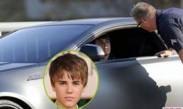 Justin Bieber bị cớm "sở gáy" khi lái ôtô