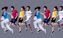 Dàn chân dài bay lượn trên không trung