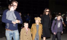 Nhà Beckham "diễn thời trang" tại sân bay