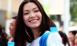 Hoa hậu Thùy Dung tươi tắn và thân thiện!