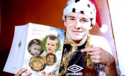 Nhà Beckham tự làm thiệp Giáng sinh gửi bạn bè