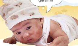 Con trai Lý Hải 'nhem nhuốc' đón Noel