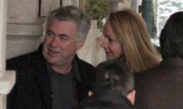 Lộ diện người tình bí mật của HLV Ancelotti 