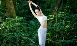 Vẻ đẹp tuyệt trần của thiếu nữ tập yoga trong sớm mai (P2)