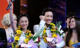 Trấn Thành bật khóc trong phút lên ngôi 'Cặp đôi hoàn hảo'