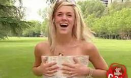 Trò đùa hài hước với chiếc áo ngực 