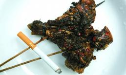 Một chiếc chân gà nướng độc hại bằng 60 điếu thuốc?