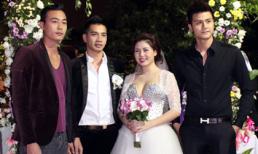 Siêu mẫu Vĩnh Thụy dự lễ đính hôn của Ngọc Hiền