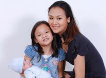 Siêu mẫu Bảo Ngọc rạng rỡ sau khi sinh con