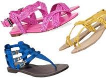 Tổng hợp sandal đế bệt cho mùa hè 
