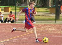 Justin Bieber tập luyện cùng Barcelona