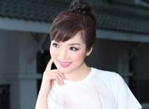 Hoa hậu Giáng My trẻ trung với áo thun baby