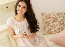 Đáng yêu váy ngủ dáng dài