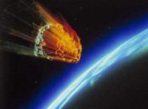 Một tiểu hành tinh bay qua trái đất